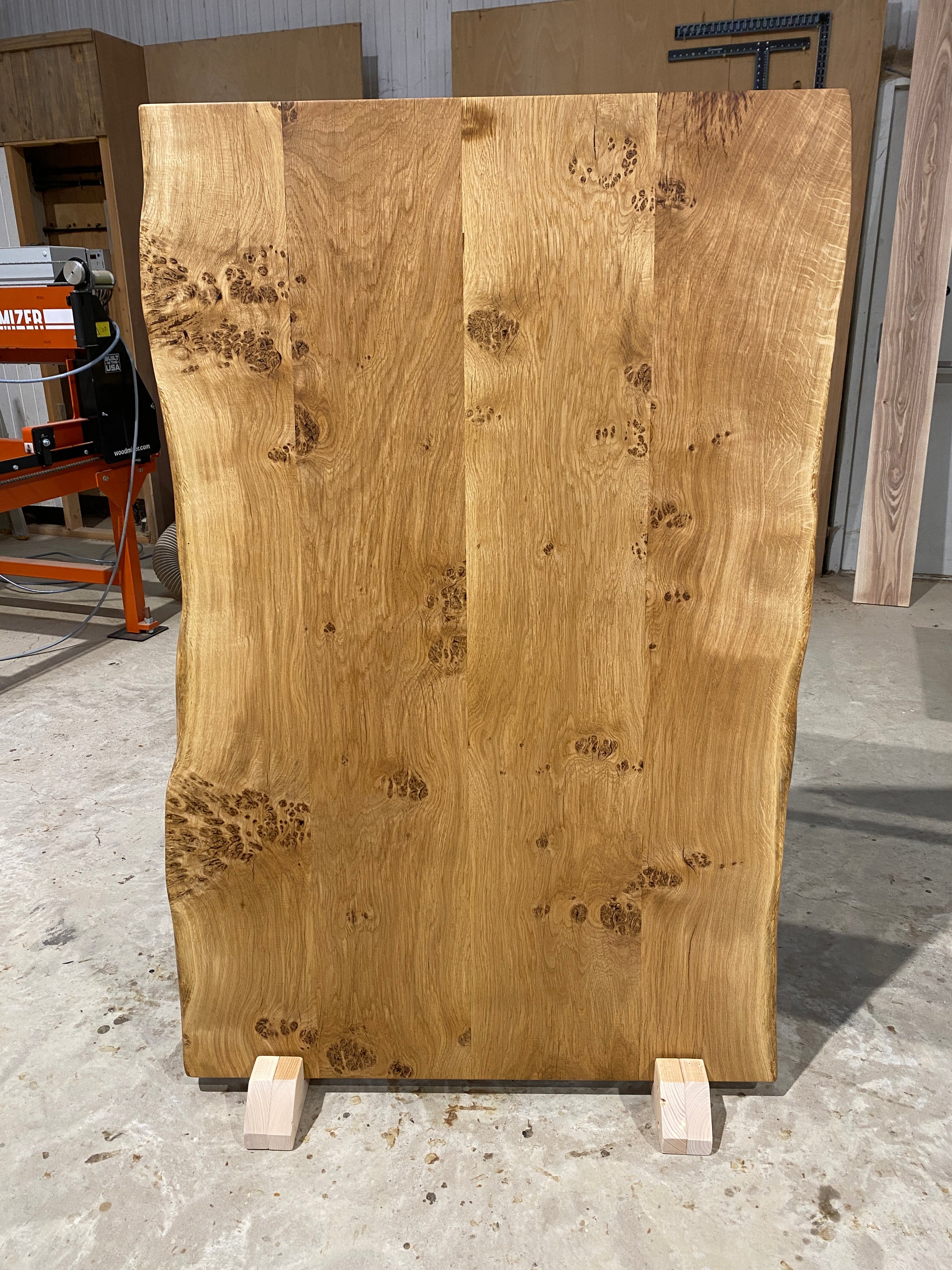 Oak Burr Table Top